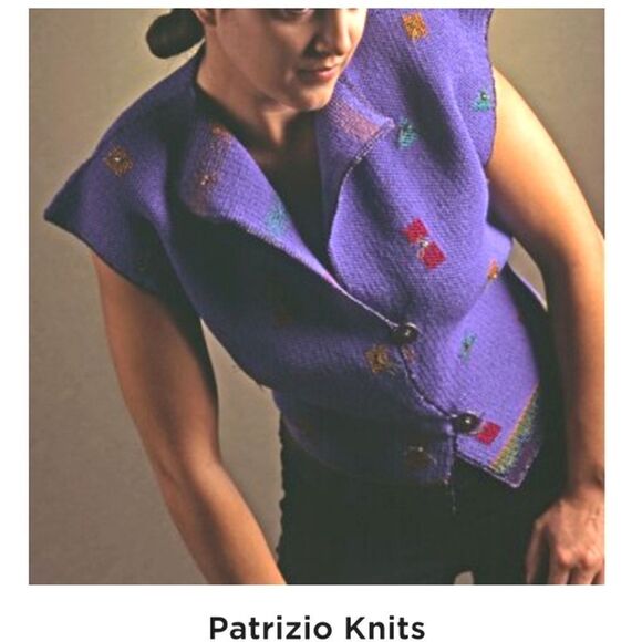 Patrizio Knits Francia Patti Sleeveless Sweater. Artisan, Avant Garde, Boho - Picture 1 of 15